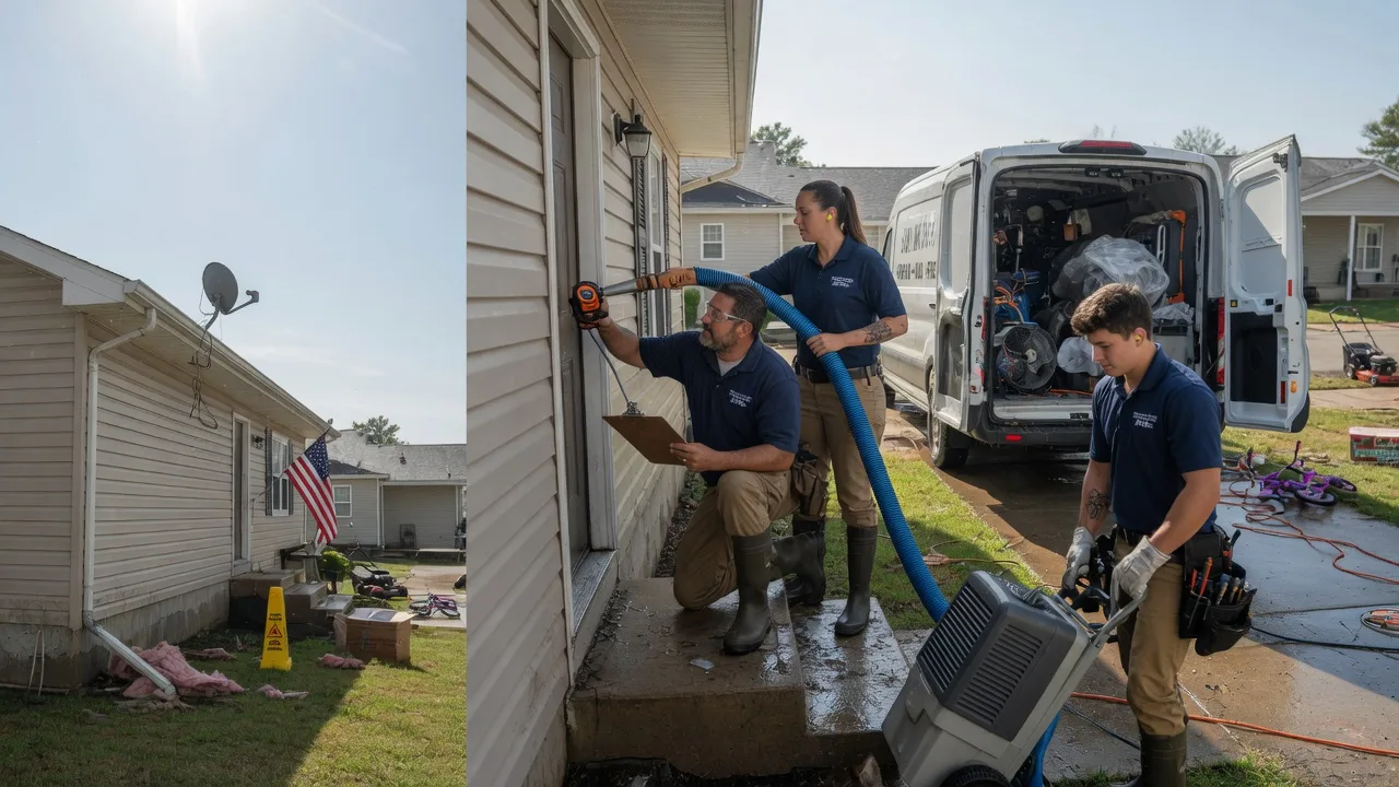 Ceiling Water Damage Restoration in Meadville, MS near me